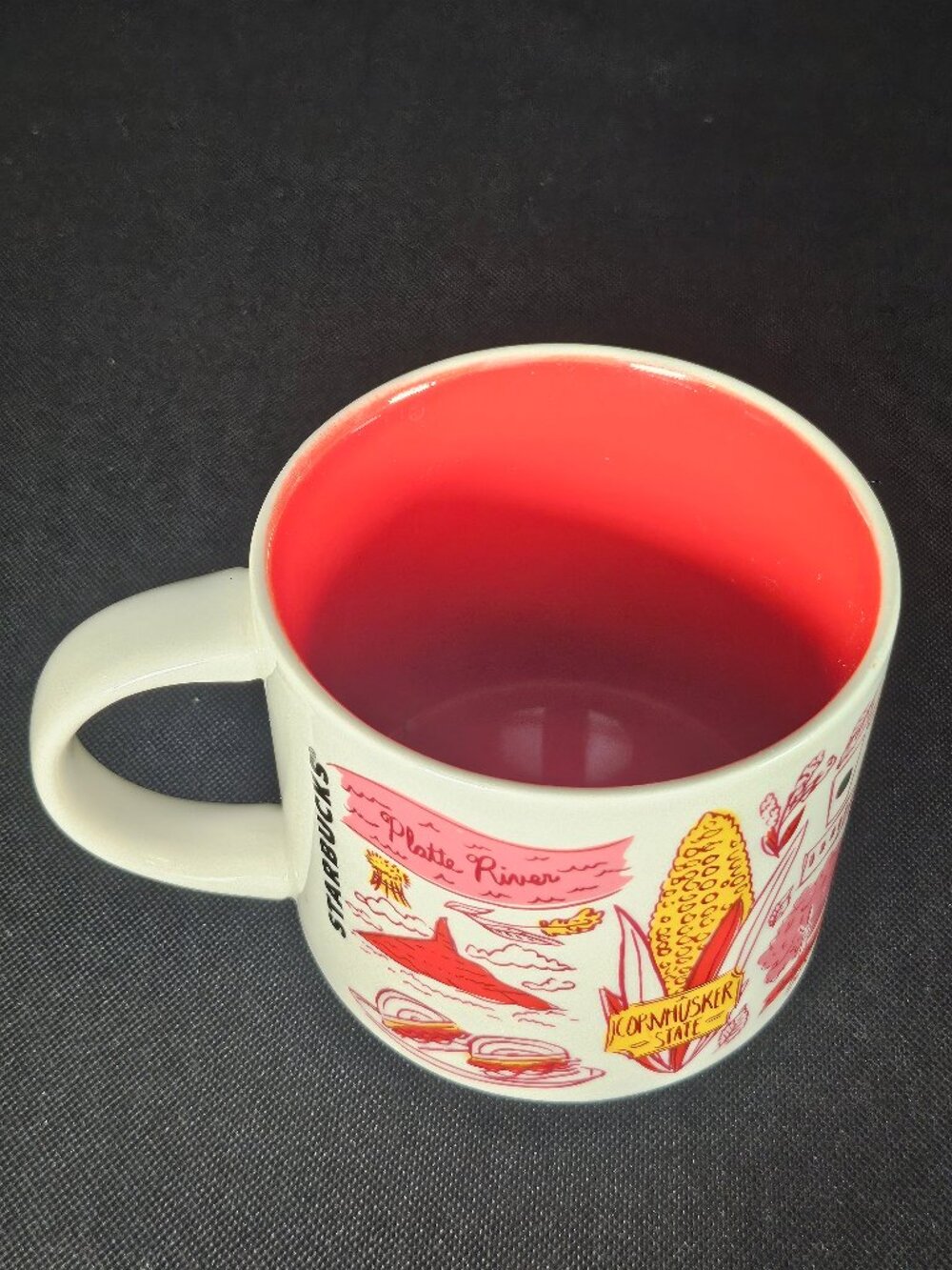 Nebraska Starbucks Been There Series Ceramic Coffee Mug 14 Ounce - Picture 3 of 8